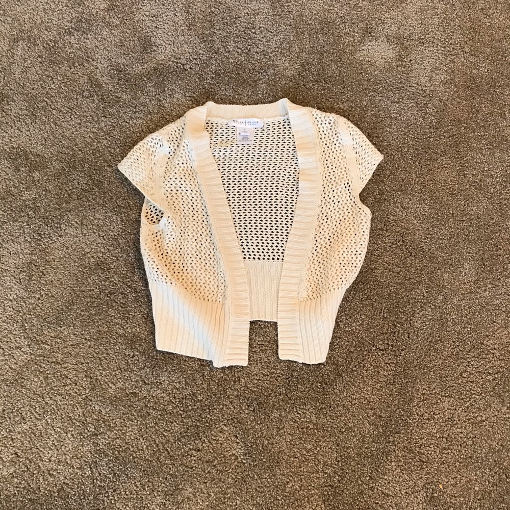 Cream sweater.